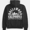 Boxy Hollywood Graphic Hoodie