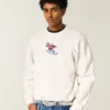 Boxy Icee Graphic Crew Sweatshirt Boxy Icee Graphic Crew Sweatshirt