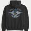 Boxy Lake Tahoe Snowboard Hoodie mit Grafik Boxy Lake Tahoe Snowboard Hoodie mit Grafik