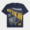 Boxy Michigan Wolverines Grafik-T-Shirt