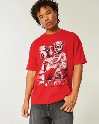 Boxy NC State Wolfpack Grafik-T-Shirt