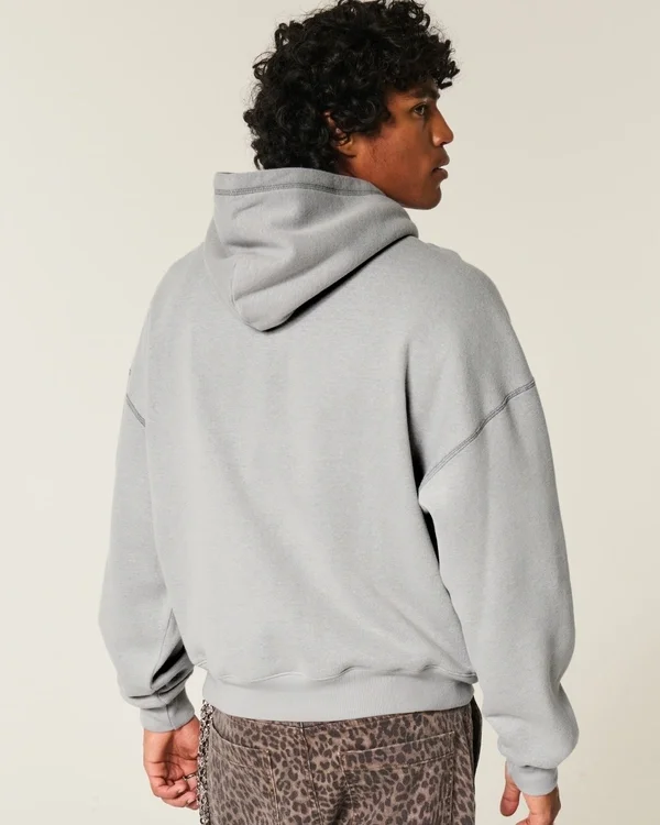 Boxy No Fear Graphic Hoodie Boxy No Fear Graphic Hoodie