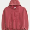 Boxy Number Graphic Hoodie
