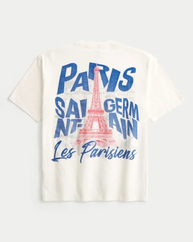 Boxy Paris Saint-Germain F.C. Grafik-T-Shirt Boxy Paris Saint-Germain F.C. Grafik-T-Shirt