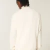 Boxy-Pullover mit Viertelreißverschluss Boxy-Pullover mit Viertelreißverschluss