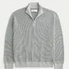 Boxy-Pullover mit Viertelreißverschluss Boxy-Pullover mit Viertelreißverschluss