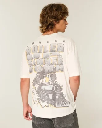 Boxy Purdue University Boilermakers Grafik-T-Shirt