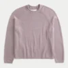 Boxy Roll-Neck Crew Sweater Boxy Roll-Neck Crew Sweater