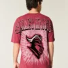 Boxy Rutgers Scarlet Knights Grafik-T-Shirt Boxy Rutgers Scarlet Knights Grafik-T-Shirt
