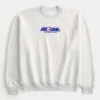 Boxy Snoopy Joe Cool Graphic Crew Sweatshirt