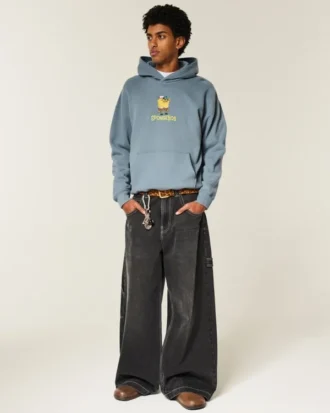 Boxy SpongeBob SquarePants Grafik-Hoodie