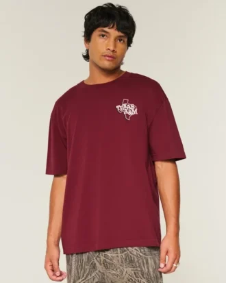Boxy Texas A&M University Aggies Grafik-T-Shirt