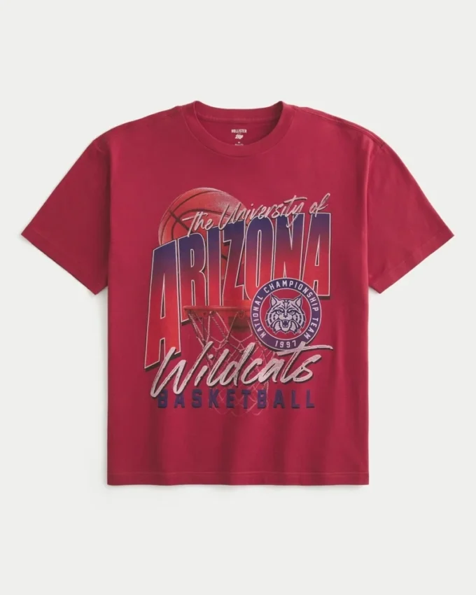 Boxy University of Arizona Wildcats Grafik-T-Shirt Boxy University of Arizona Wildcats Grafik-T-Shirt