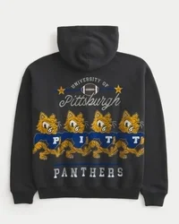 Boxy University of Pittsburgh Panthers Grafik-Hoodie