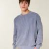Boxy Washed Crew Sweater Boxy Washed Crew Sweater