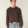 Boxy Washed Crew Sweater Boxy Washed Crew Sweater