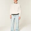 Boxy Washed Crew Sweater Boxy Washed Crew Sweater