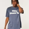 Boxy Witty Humor Tee Grafik-T-Shirt Boxy Witty Humor Tee Grafik-T-Shirt