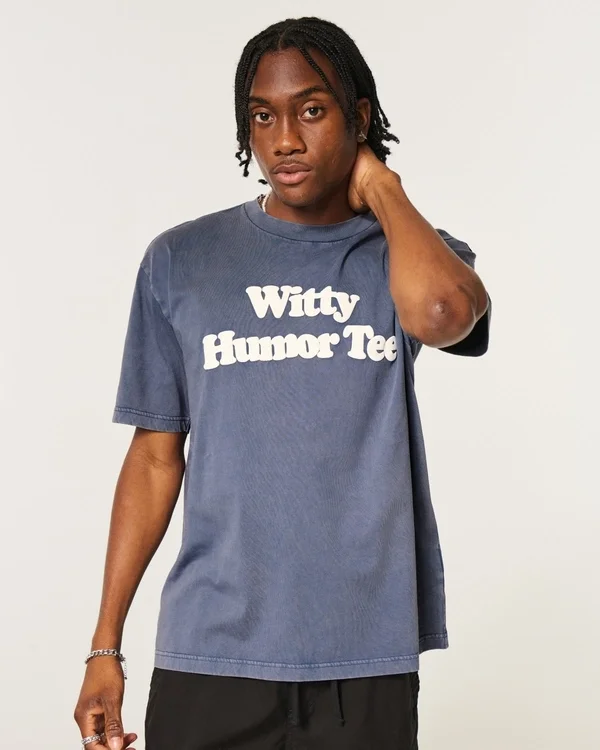 Boxy Witty Humor Tee Grafik-T-Shirt Boxy Witty Humor Tee Grafik-T-Shirt