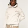 Boxy Yellowstone Graphic Hoodie Boxy Yellowstone Graphic Hoodie