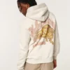 Boxy Yellowstone Graphic Hoodie Boxy Yellowstone Graphic Hoodie