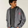 Boxy Zip-Up Arsenal F.C. Graphic Hoodie Boxy Zip-Up Arsenal F.C. Graphic Hoodie