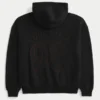 Boxy Zip-Up Good Luck Graphic Hoodie Boxy Zip-Up Good Luck Graphic Hoodie