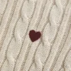 Cable-Knit Heart Crew Sweater Cable-Knit Heart Crew Sweater