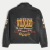 Casino Graphic Vegan Leather Jacket Casino Graphic Vegan Leather Jacket