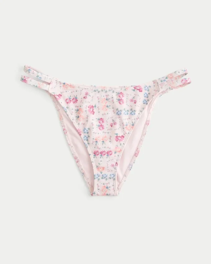 Cheeky-Bikini-Höschen mit doppelten Trägern