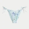 Cheeky-Bikiniunterteil mit seitlichen Bändern im Häkelstil