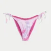 Cheeky-Bikiniunterteil mit seitlichen Bändern im Häkelstil