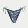 Cheeky-Bikiniunterteil mit seitlichen Bändern im Häkelstil