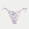 Cheeky-Bikiniunterteil mit seitlichen Bändern im Häkelstil