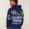 Chelsea Football Club Grafik-Kapuzenjacke mit Reißverschluss