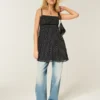 Chiffon-Babydoll-Minikleid Chiffon-Babydoll-Minikleid
