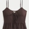 Chiffon-Rüschen-Top Chiffon-Rüschen-Top