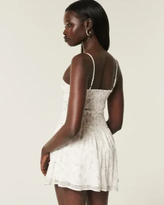 Chiffon-Skort-Kleid