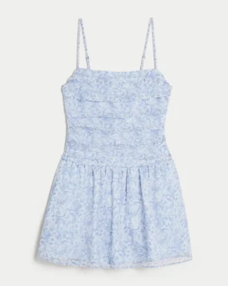 Chiffon-Skort-Kleid