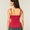 Chiffon-Tanktop mit Spitzenbesatz Chiffon-Tanktop mit Spitzenbesatz
