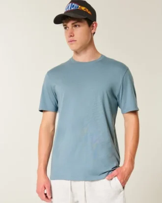 Crew-T-Shirt in klassischer Passform