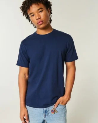 Crew-T-Shirt in klassischer Passform