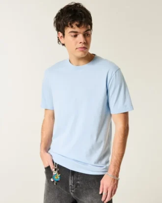 Crew-T-Shirt in klassischer Passform