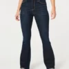 Curvy High-Rise Dark Wash Flare Jeans Curvy High-Rise Dark Wash Flare Jeans