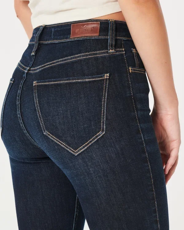 Curvy High-Rise Dark Wash Flare Jeans Curvy High-Rise Dark Wash Flare Jeans