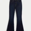 Curvy High-Rise Dark Wash Flare Jeans Curvy High-Rise Dark Wash Flare Jeans