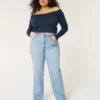 Curvy Ultra High-Rise Medium Wash Dad Jeans