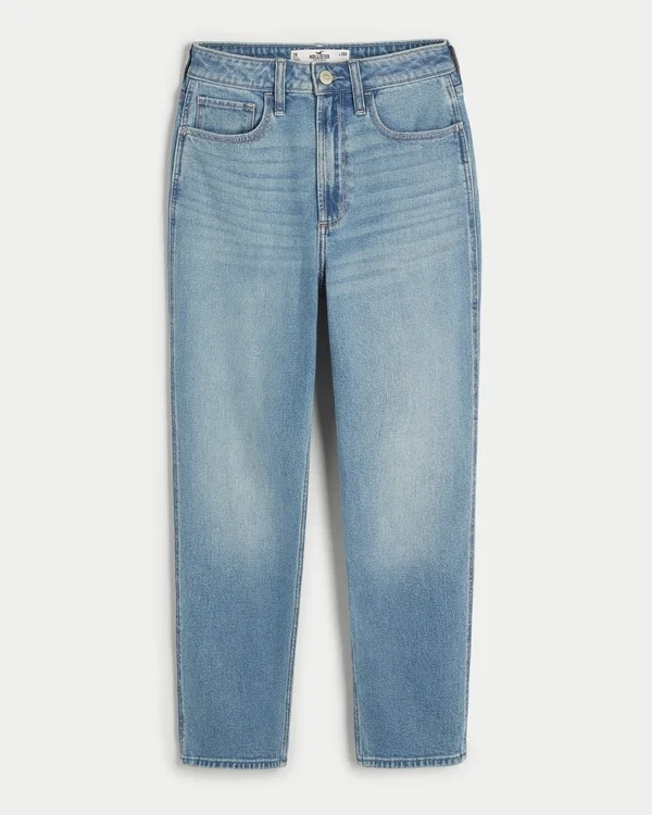 Curvy Ultra High-Rise Mom Jeans in mittlerer Waschung Curvy Ultra High-Rise Mom Jeans in mittlerer Waschung