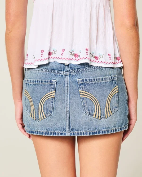 Denim-Micro-Minirock Denim-Micro-Minirock
