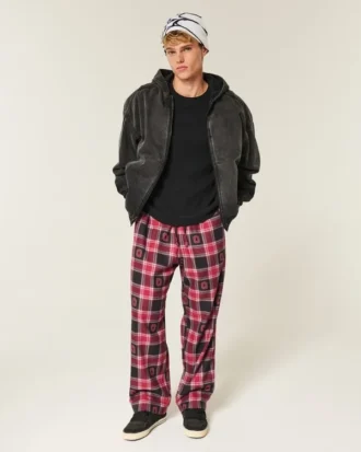 Die Ohio State University Buckeyes Grafik-Flanellhose